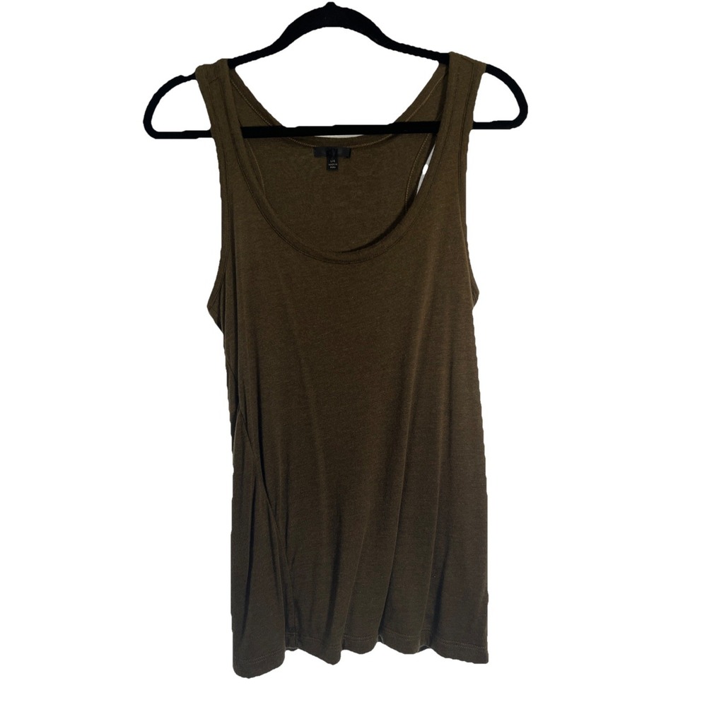 ATM olive green Modal Tank Size L made in Peru